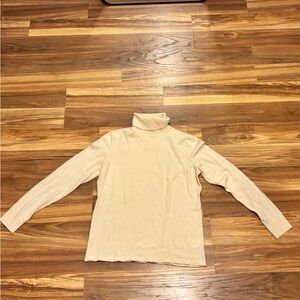 Lord & Taylor Cream Merino Sweater